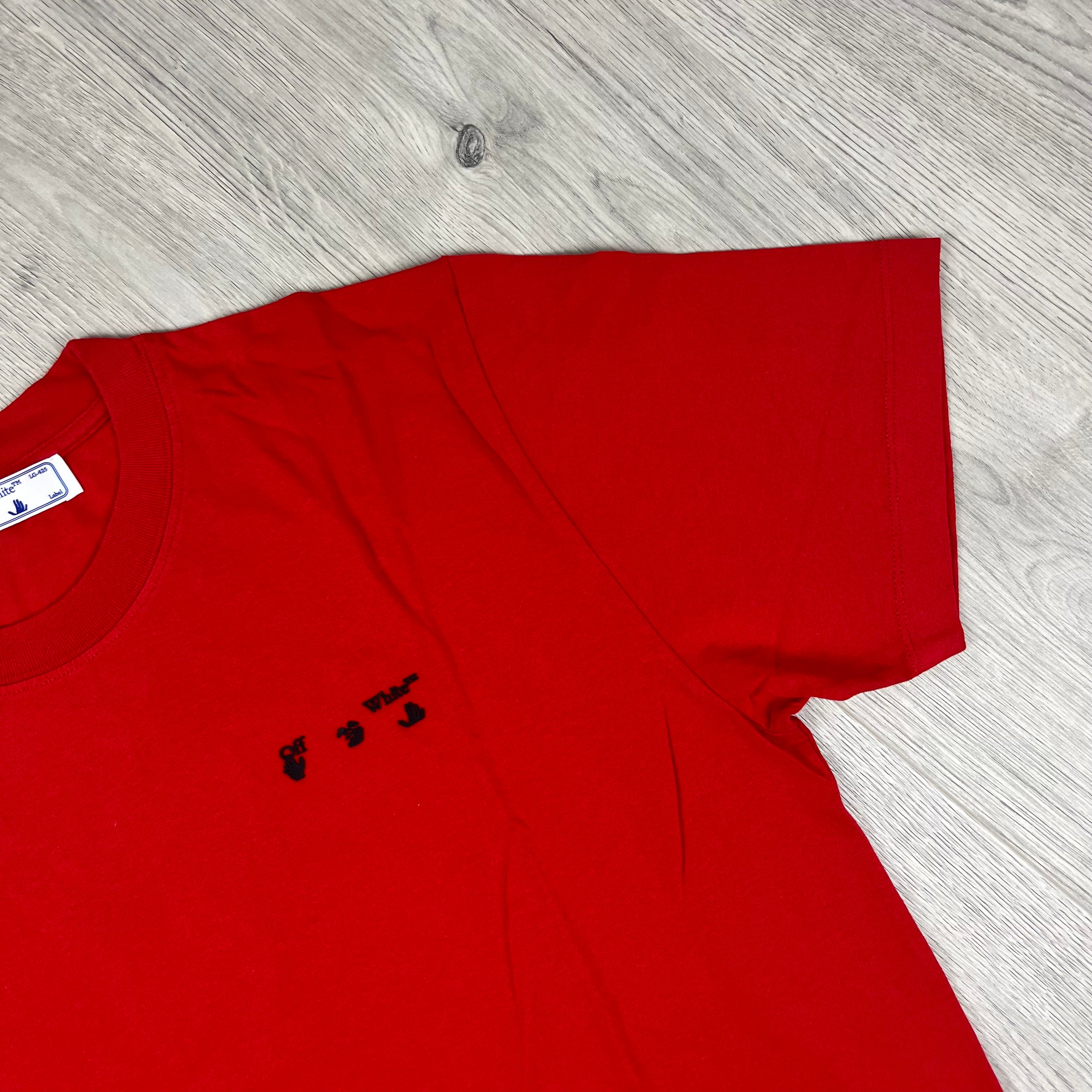 Off-White Logo T-Shirt - Red