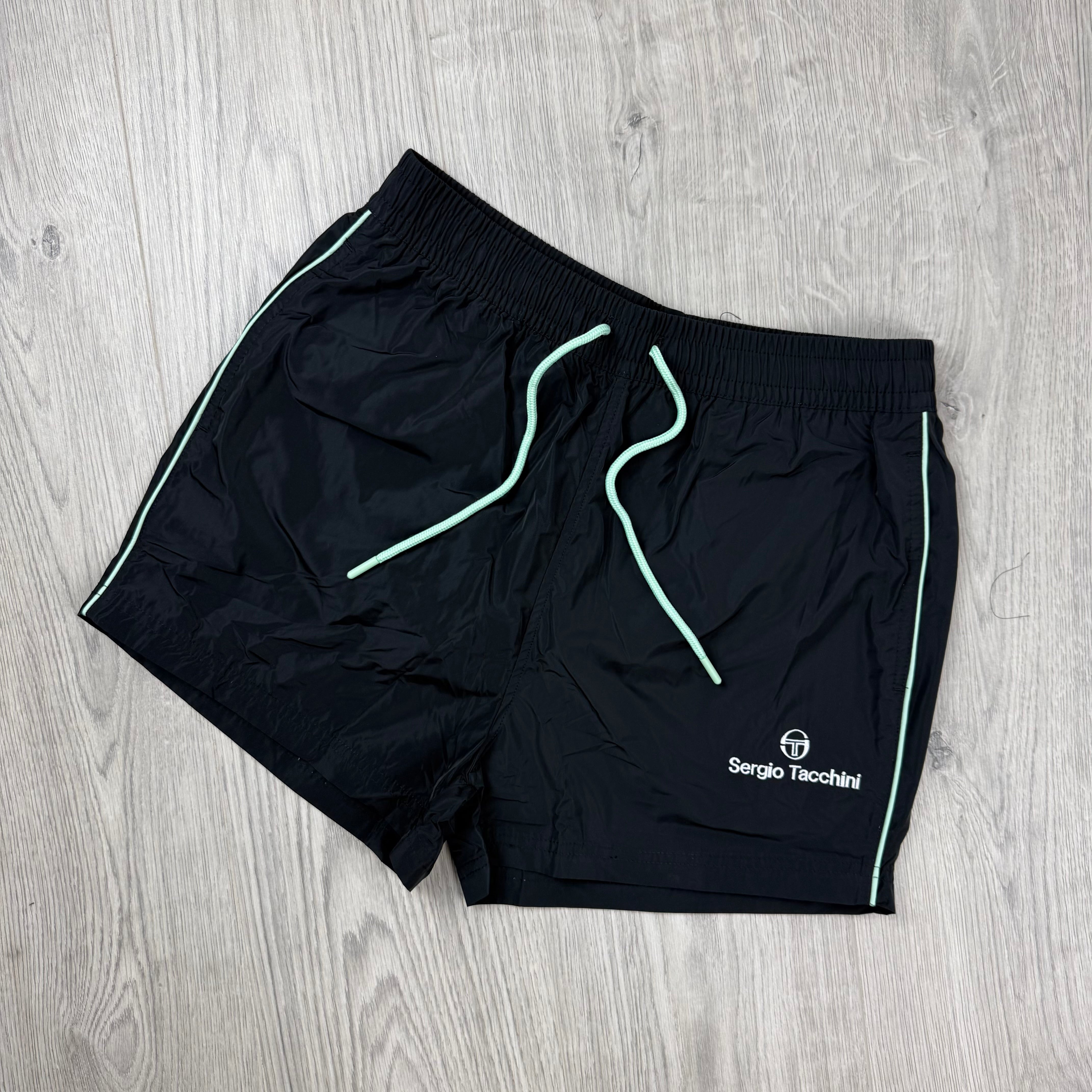 Sergio Tacchini 'Guaceto' Swim Shorts - Black