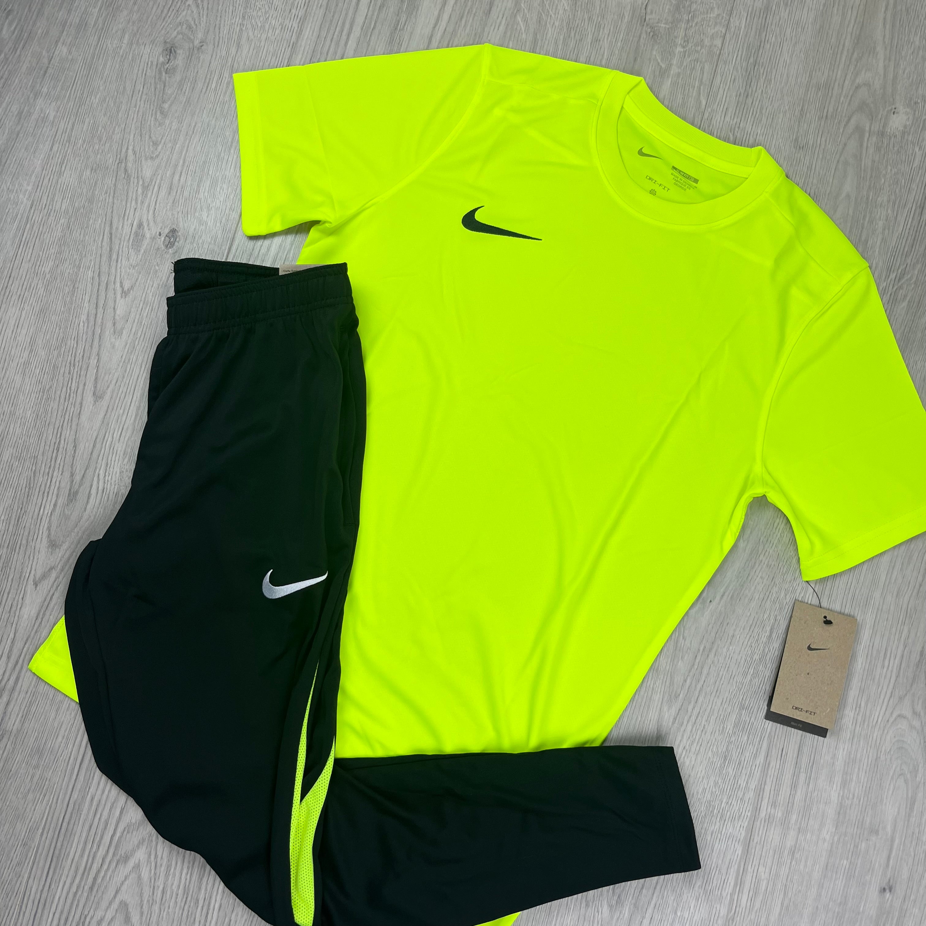 Nike Dri-Fit Set - Volt/Black