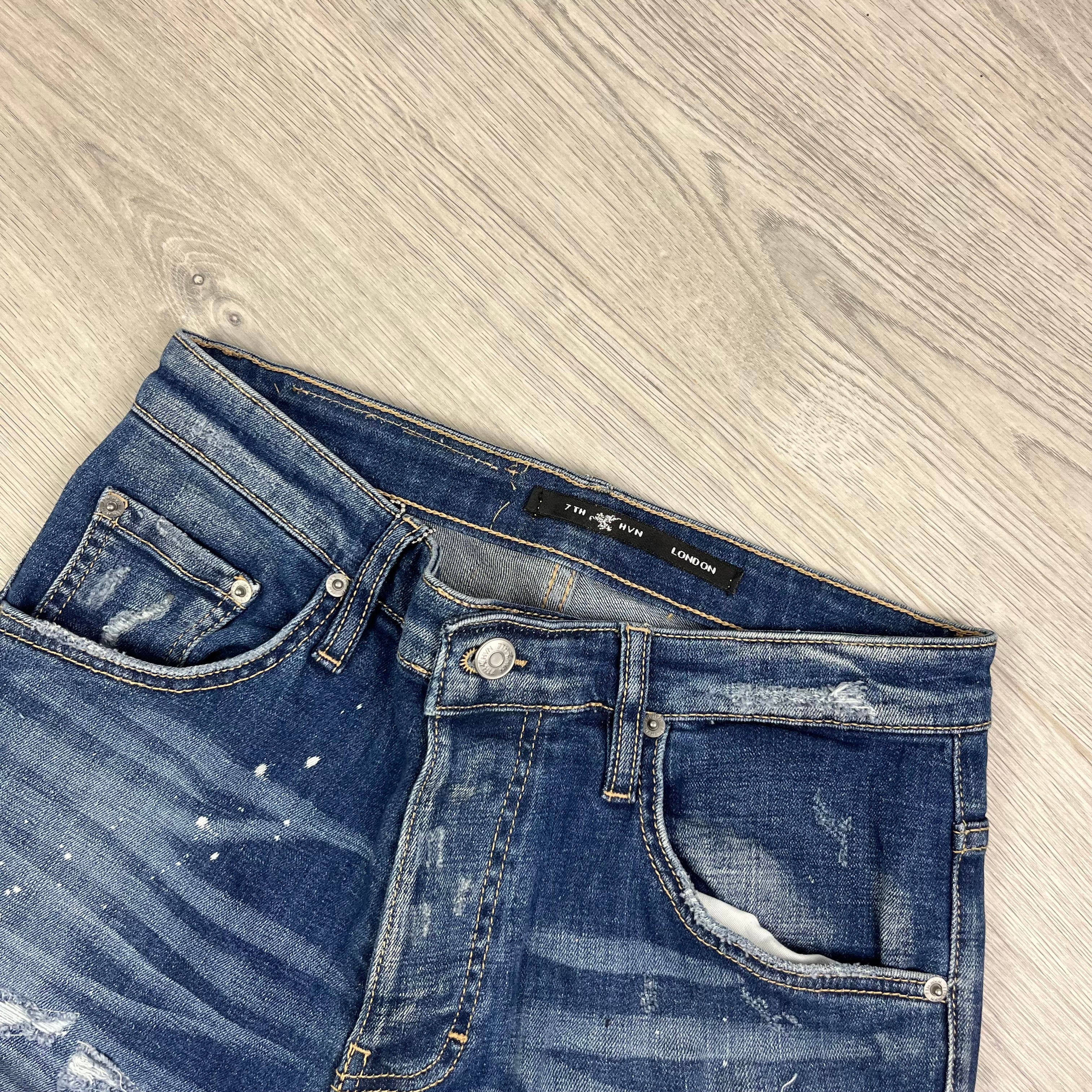 7TH HVN Slim Jeans - Blue