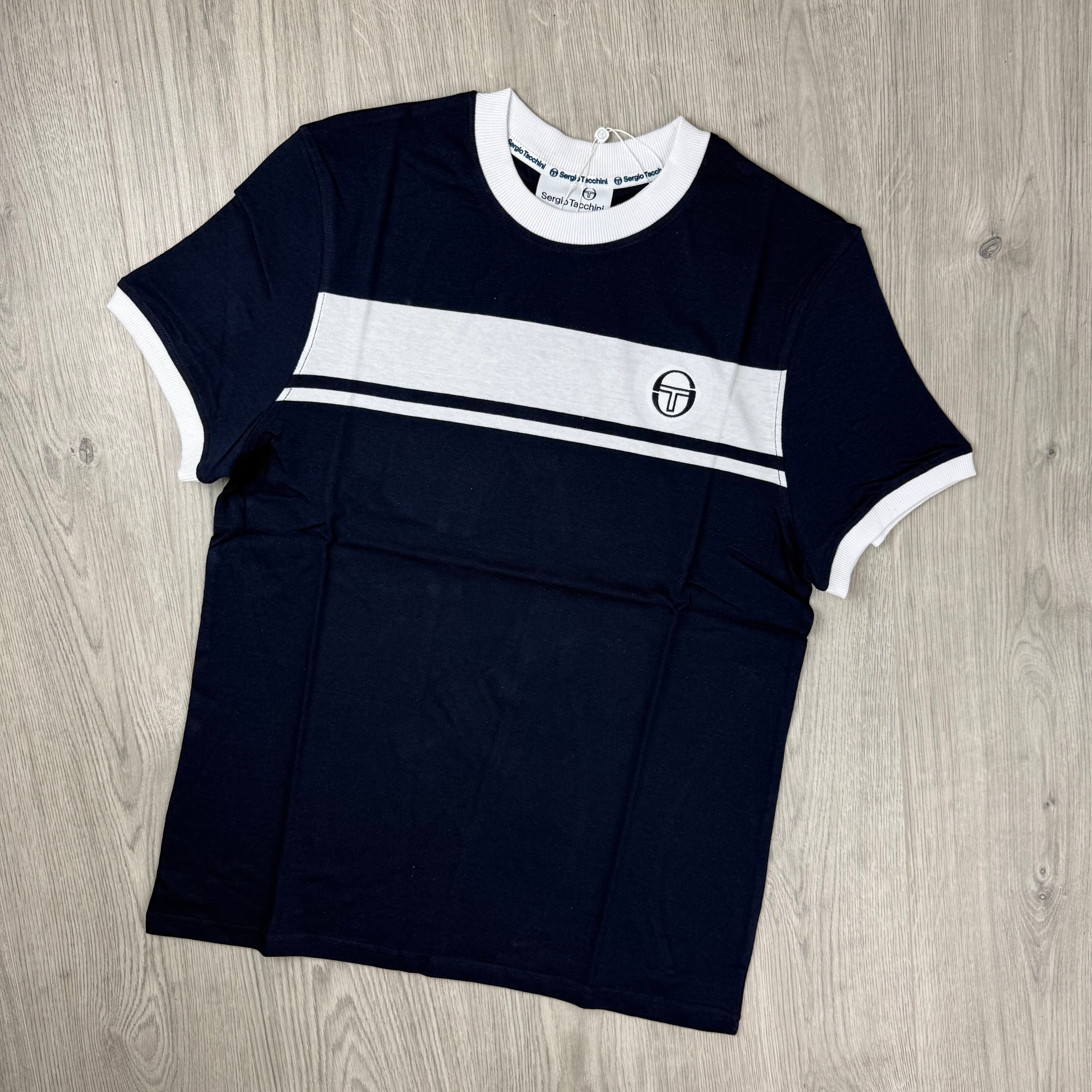 Sergio Tacchini 'Master' T-Shirt - Maritime Blue