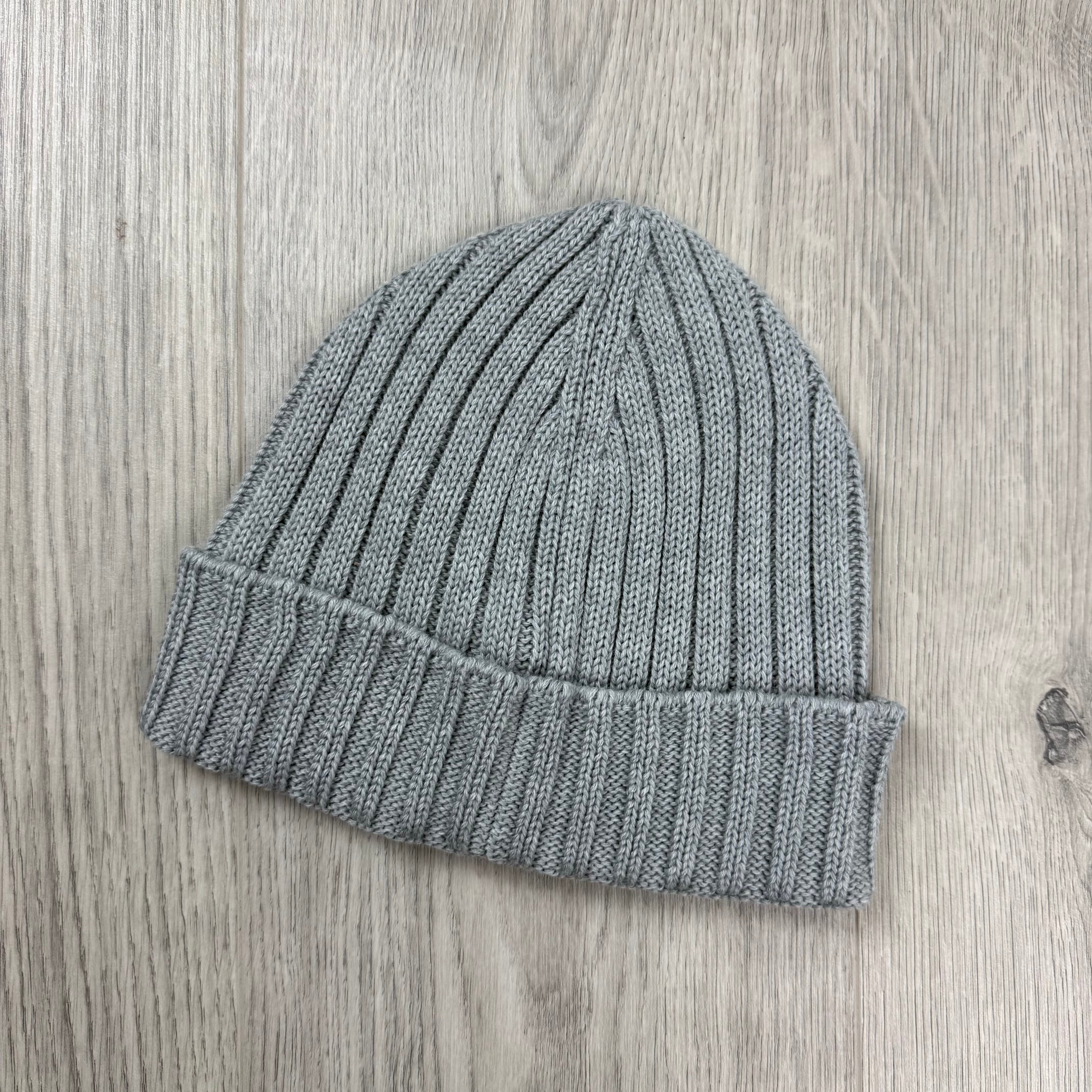 CP Company Patch Beanie - Moon Melange