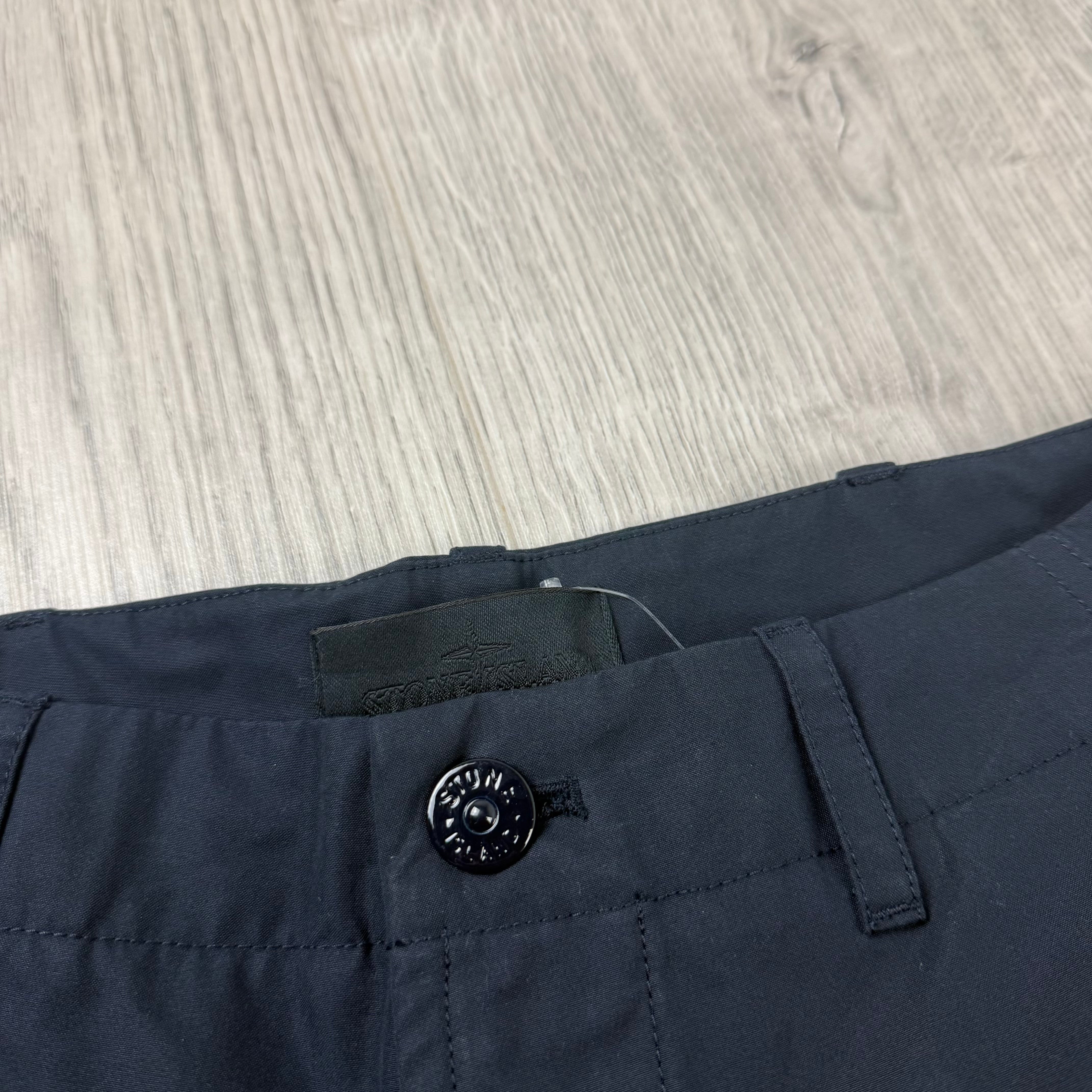 Stone Island Ghost Cargo Trousers - Navy