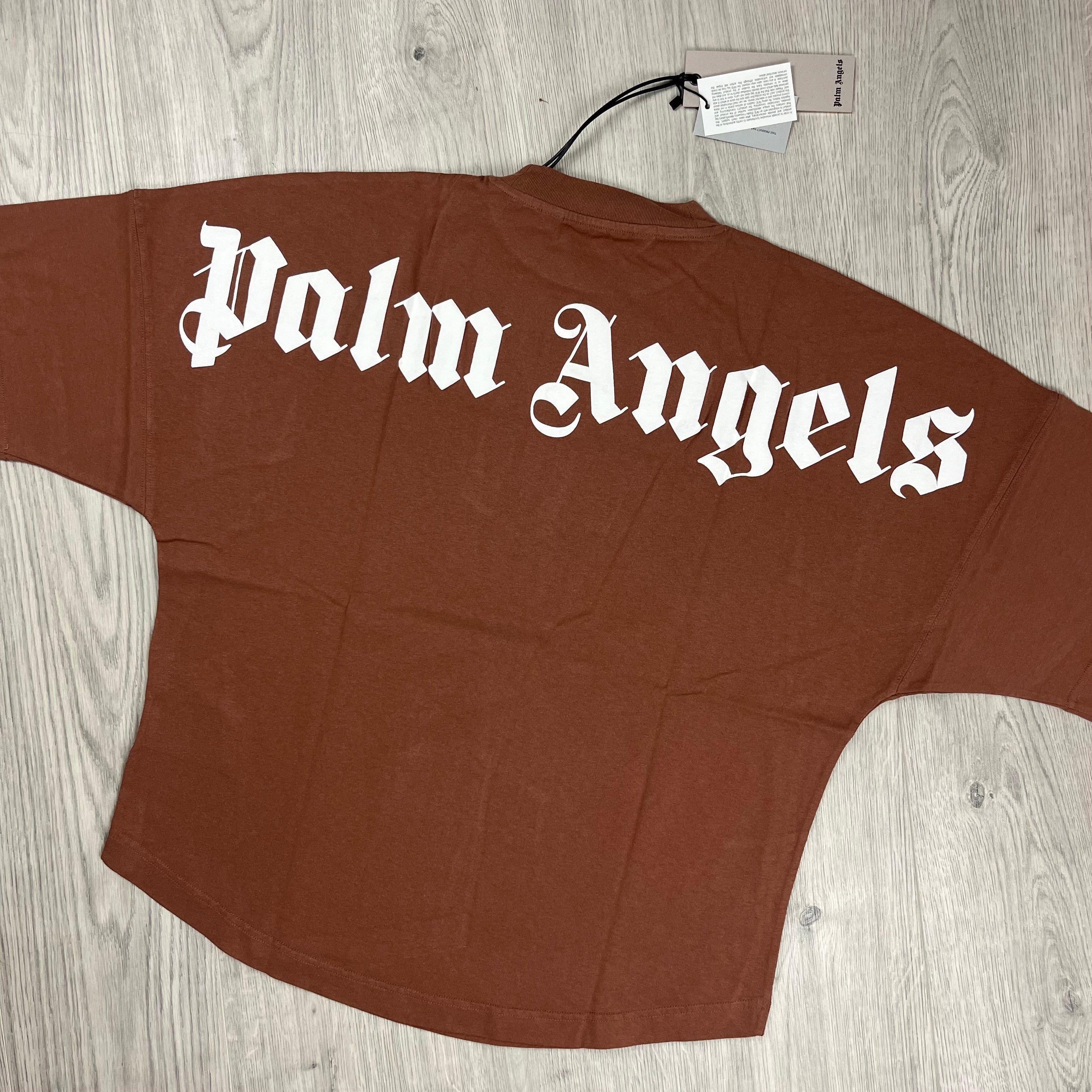 Palm Angels Oversized T-Shirt - Brown