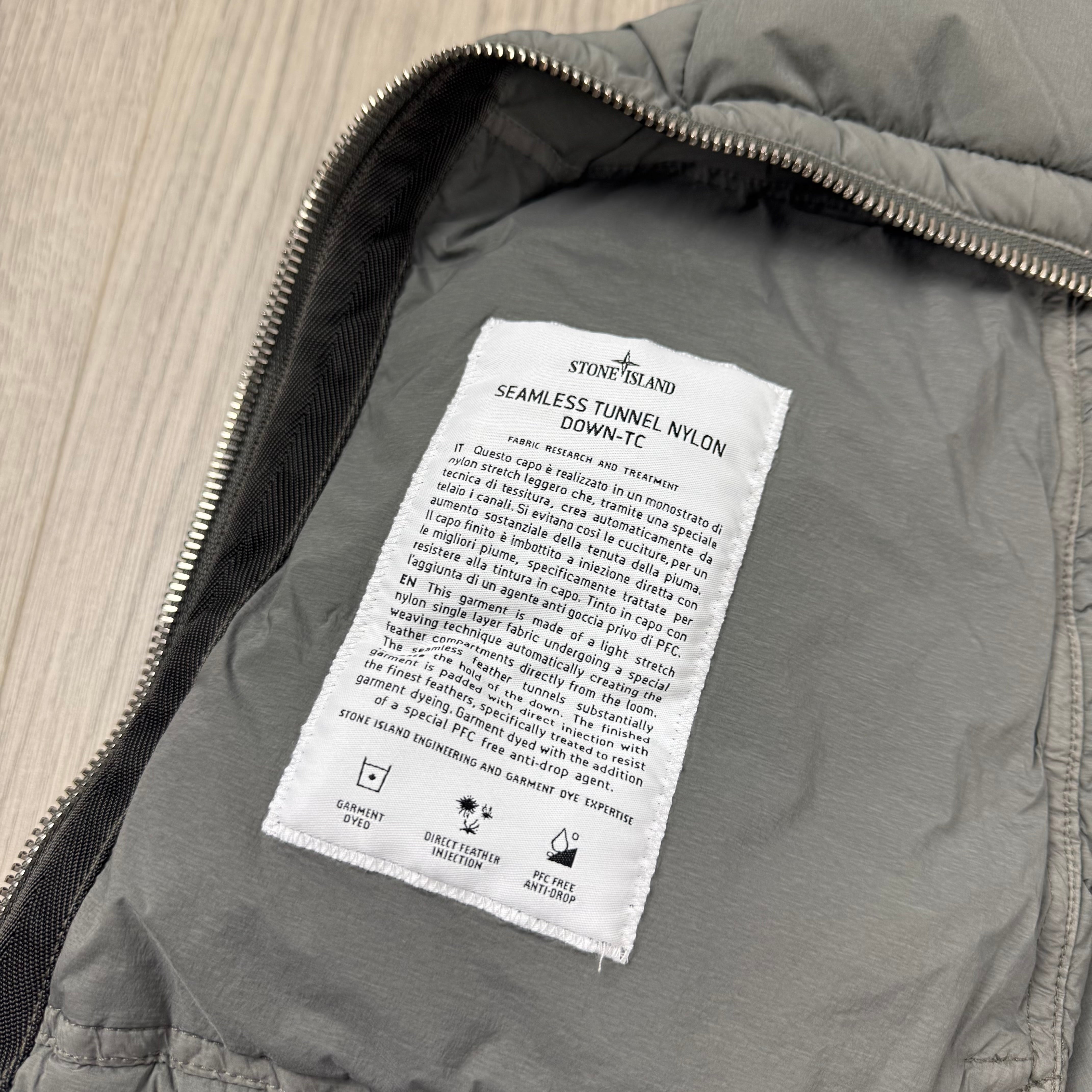 Stone Island Nylon Down Jacket - Cement