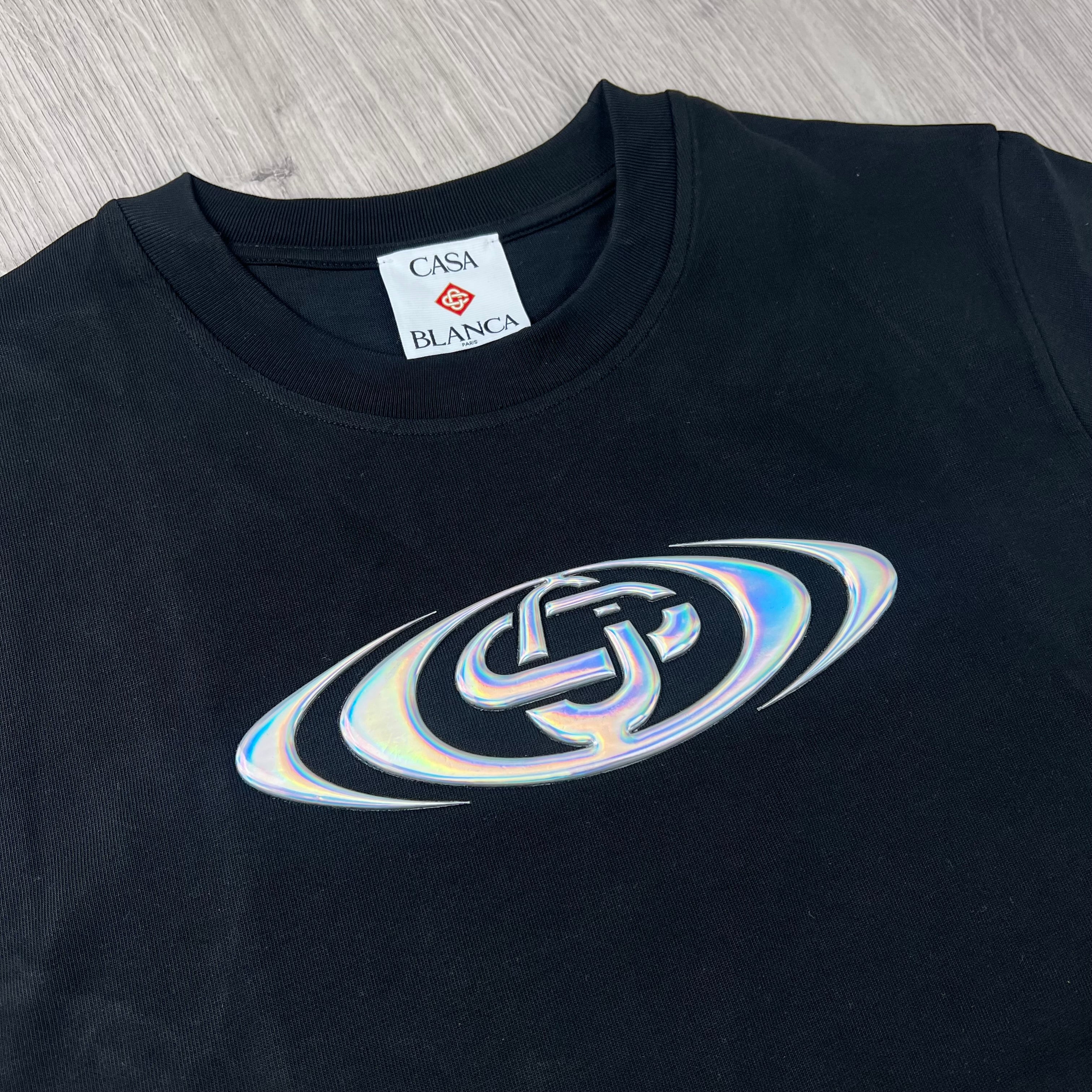 Casablanca 'Warped' T-Shirt - Black