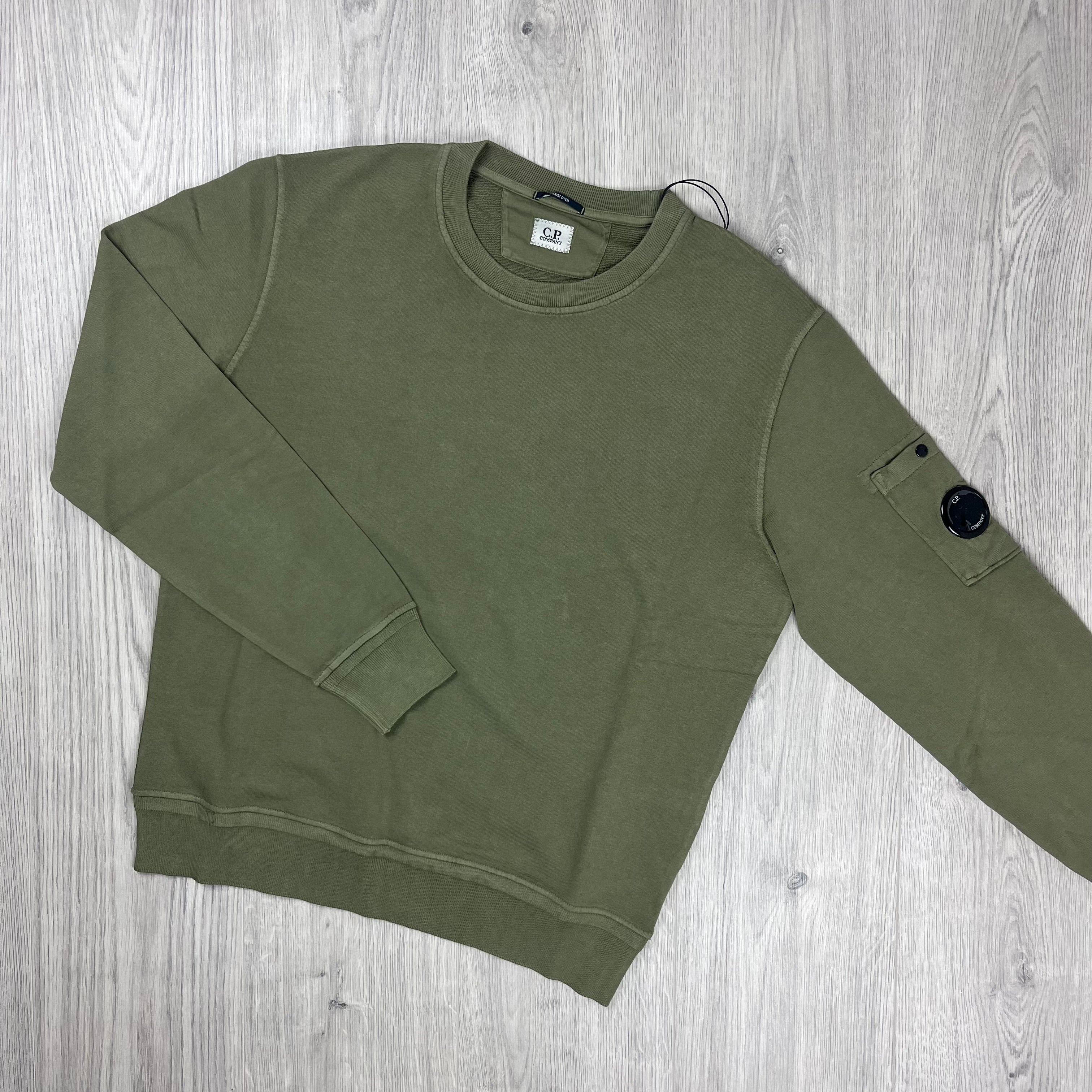 CP Company Dyed Sweatshirt - Bronze Green