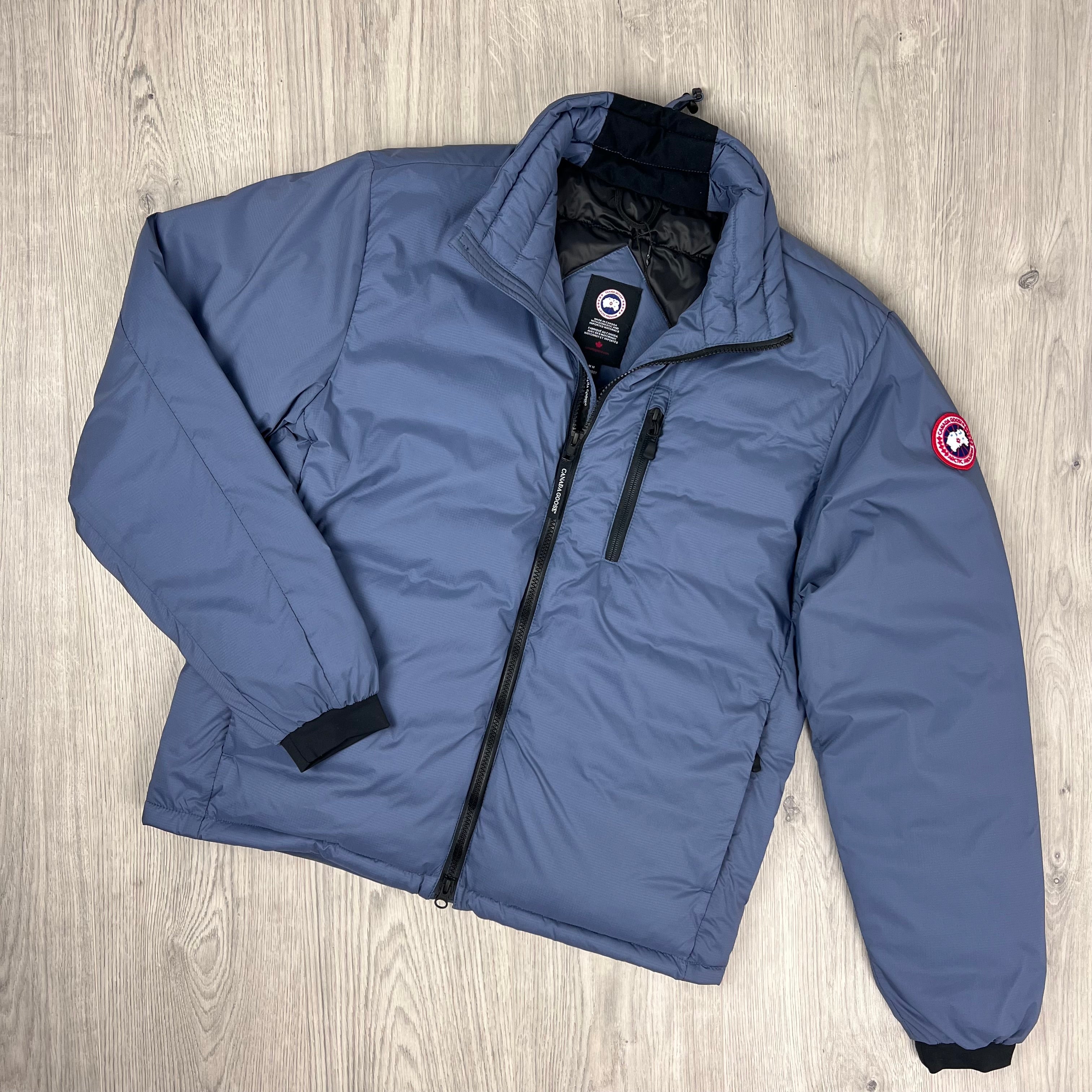 Men's Canada Goose Lodge Jacket in Ozone Blue. On sale at Open Attire.