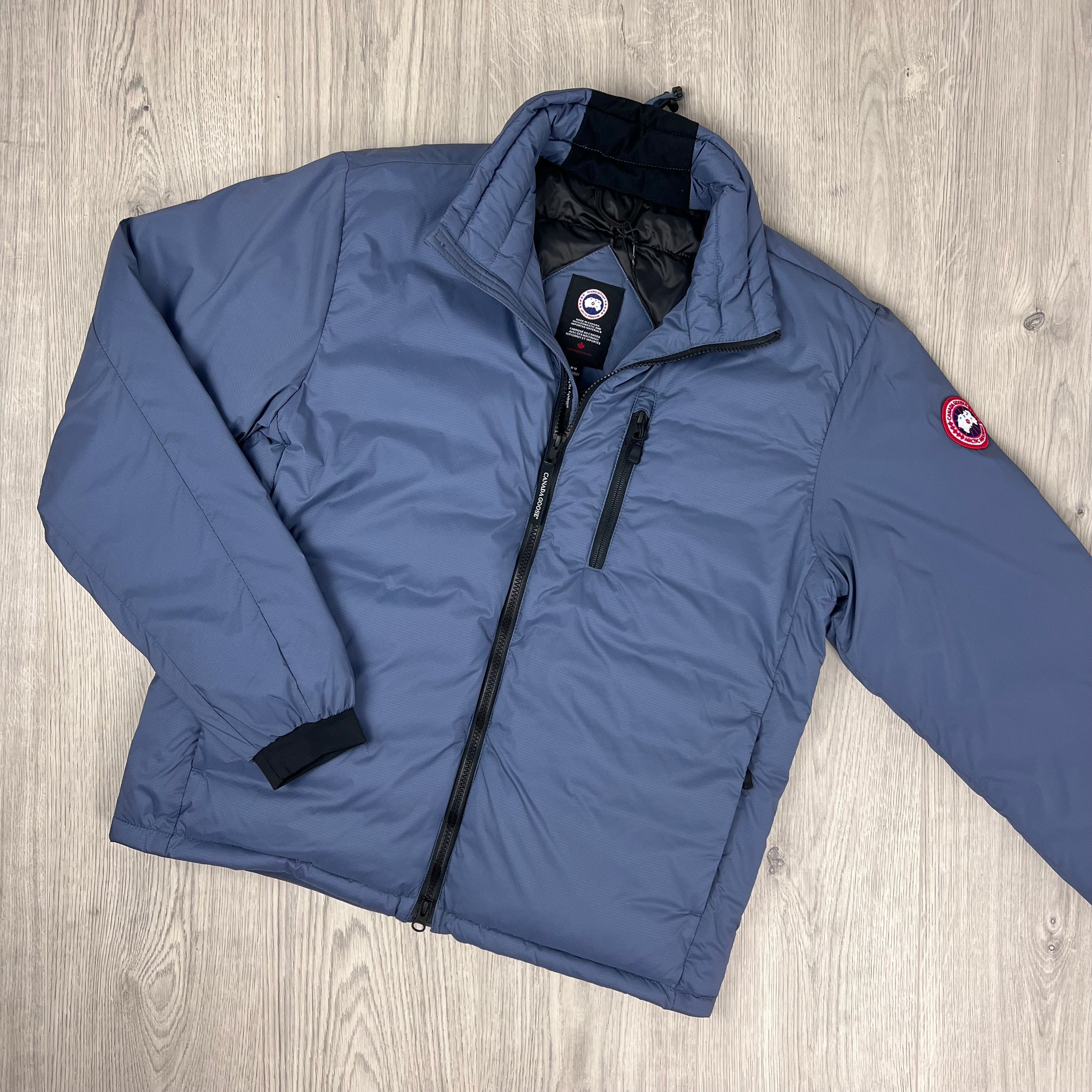 Men's Canada Goose Lodge Jacket in Ozone Blue. On sale at Open Attire.