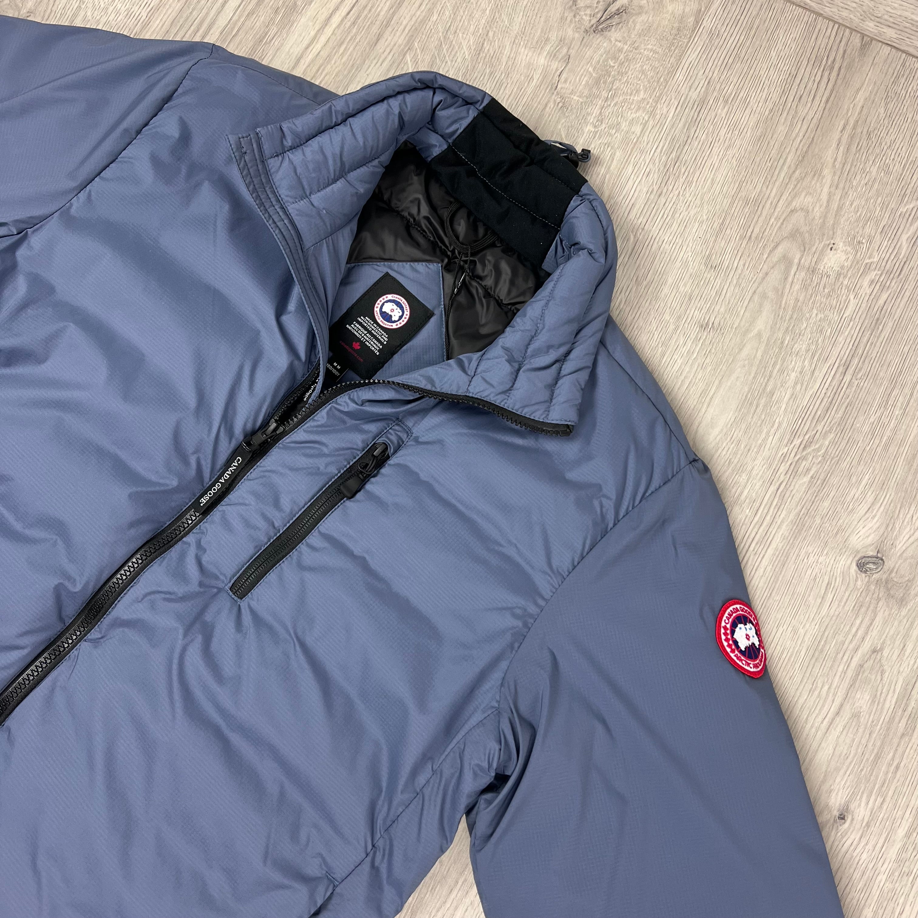 Men's Canada Goose Lodge Jacket in Ozone Blue. On sale at Open Attire.