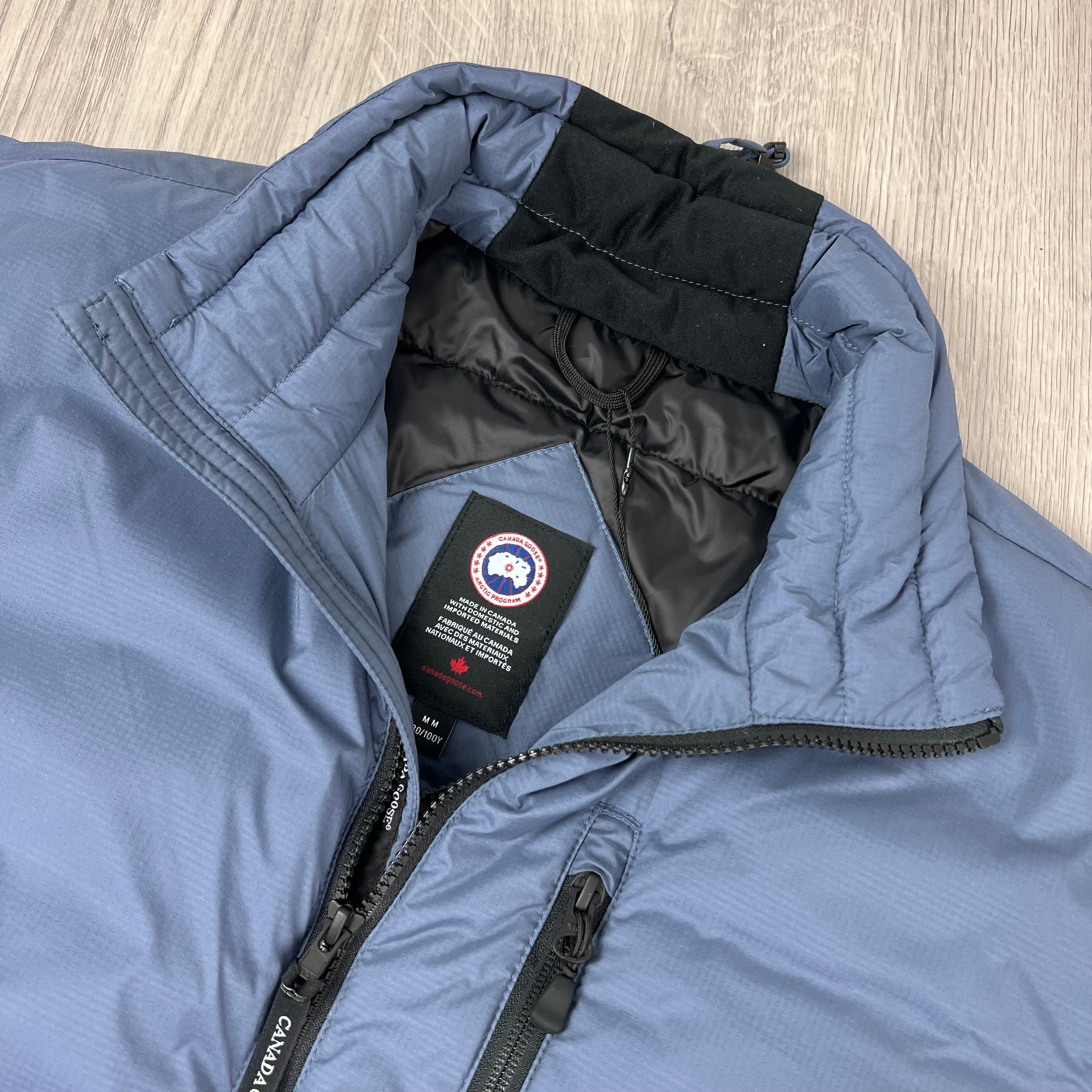 Men's Canada Goose Lodge Jacket in Ozone Blue. On sale at Open Attire.