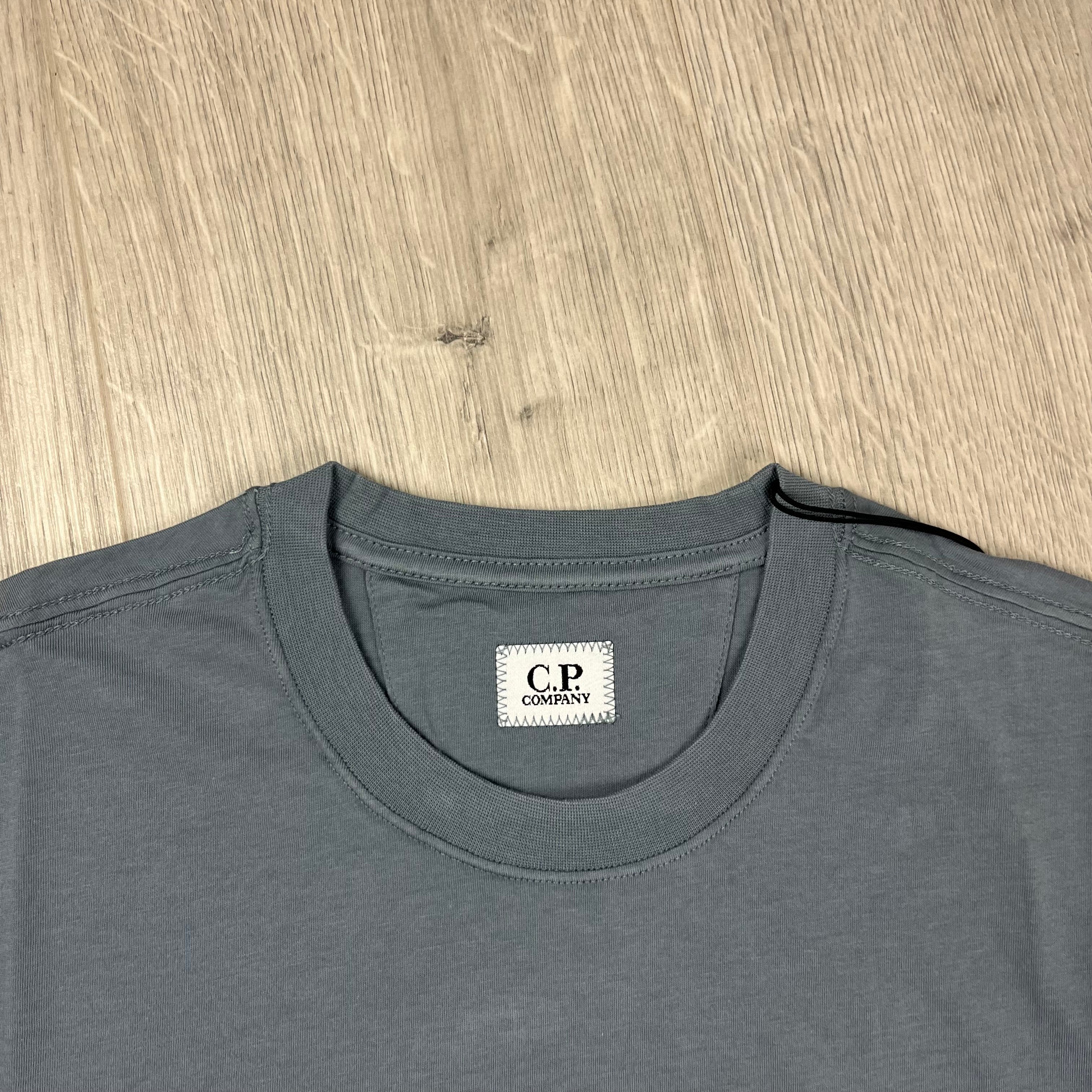 CP Company British Sailor T-Shirt in Stormy Weather. On sale at Open Attire.