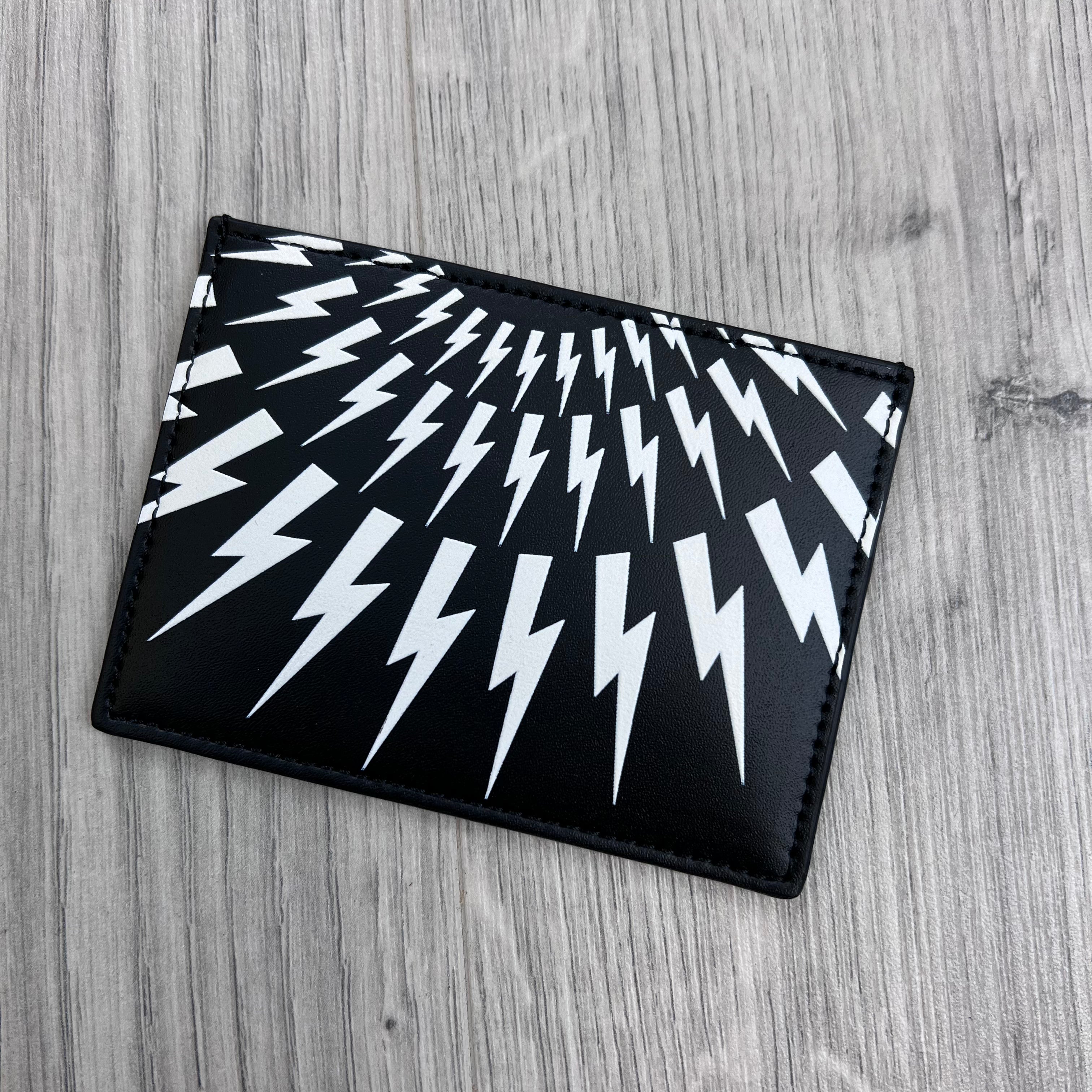 Neil Barrett Leather Cardholder - Black