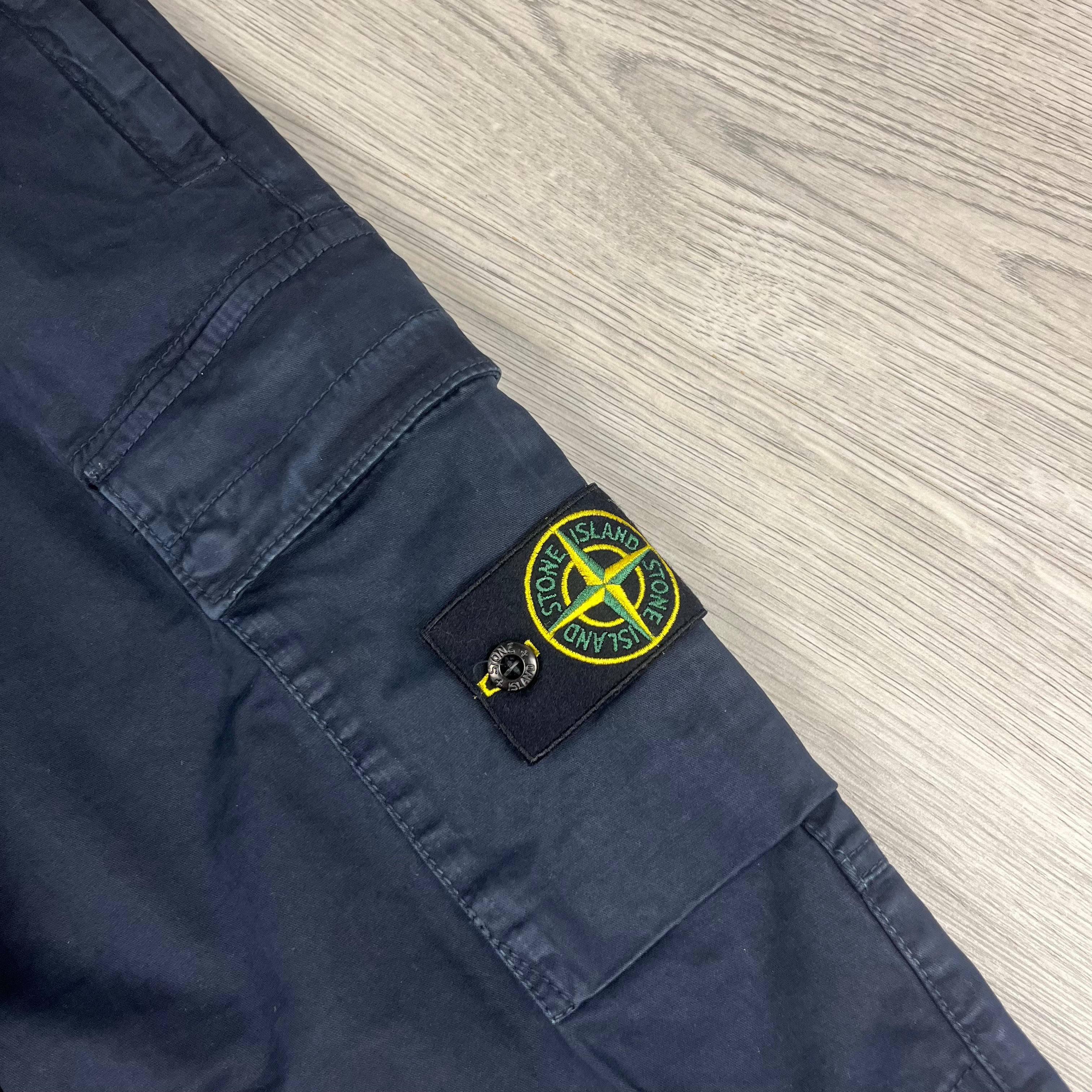 Stone Island Cargo Trousers - Navy