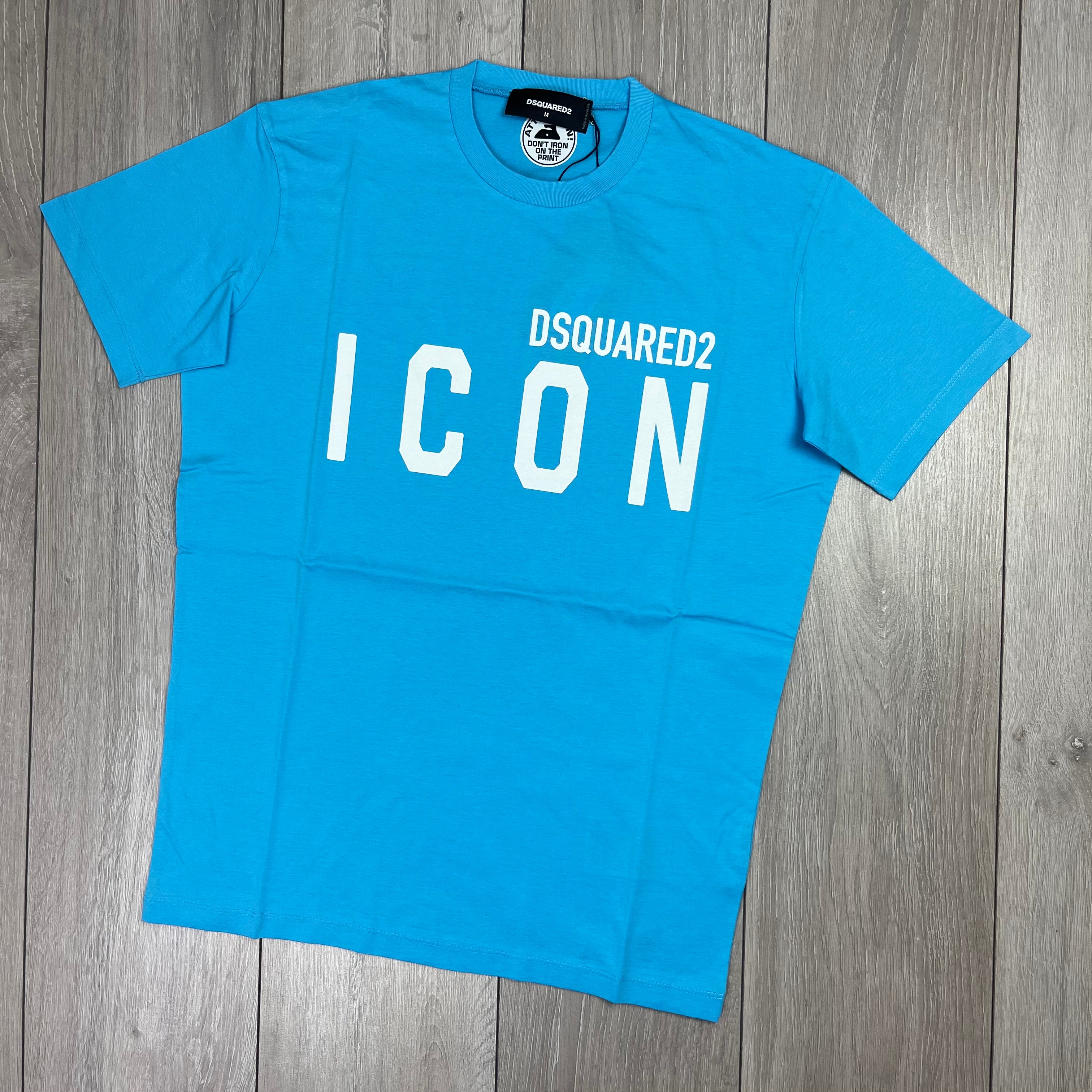 DSQUARED2 ICON T-Shirt - Miami Blue