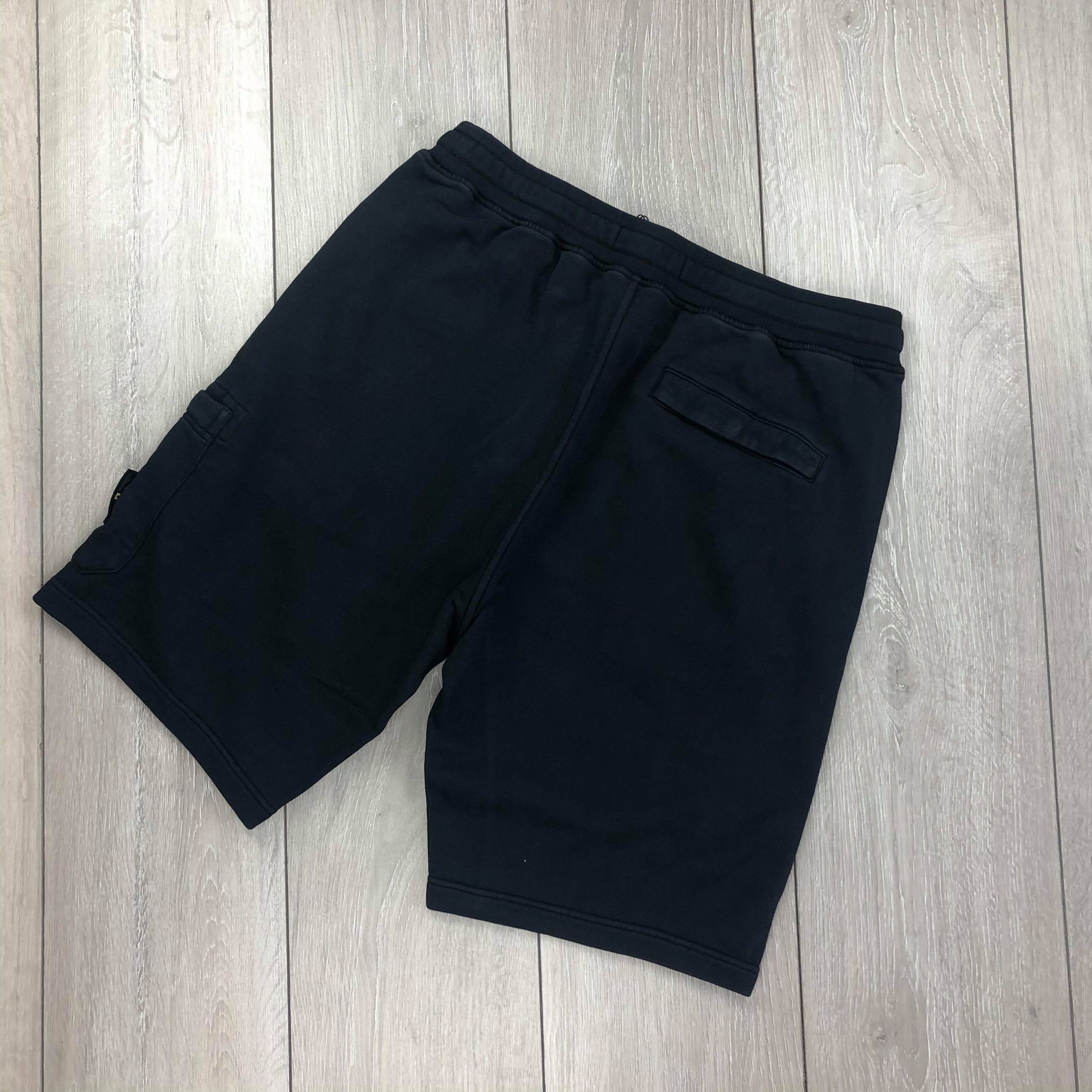 Stone Island Dyed Jersey Shorts - Navy