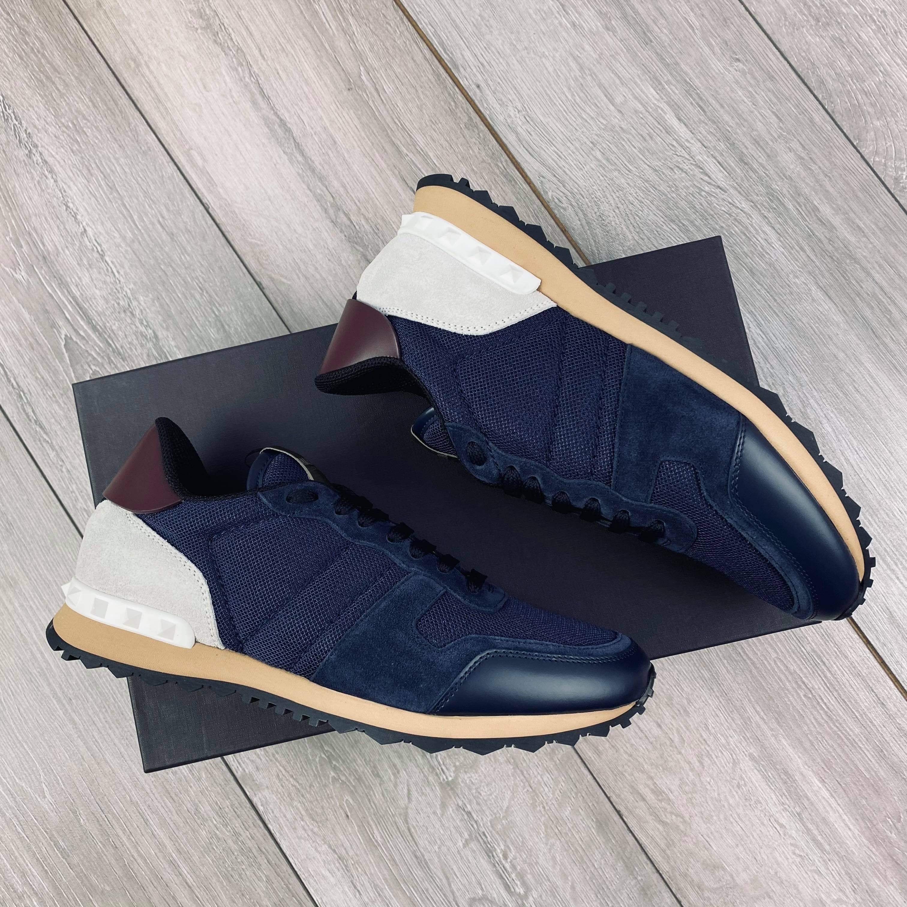 Valentino Rockrunner Sneakers - Navy