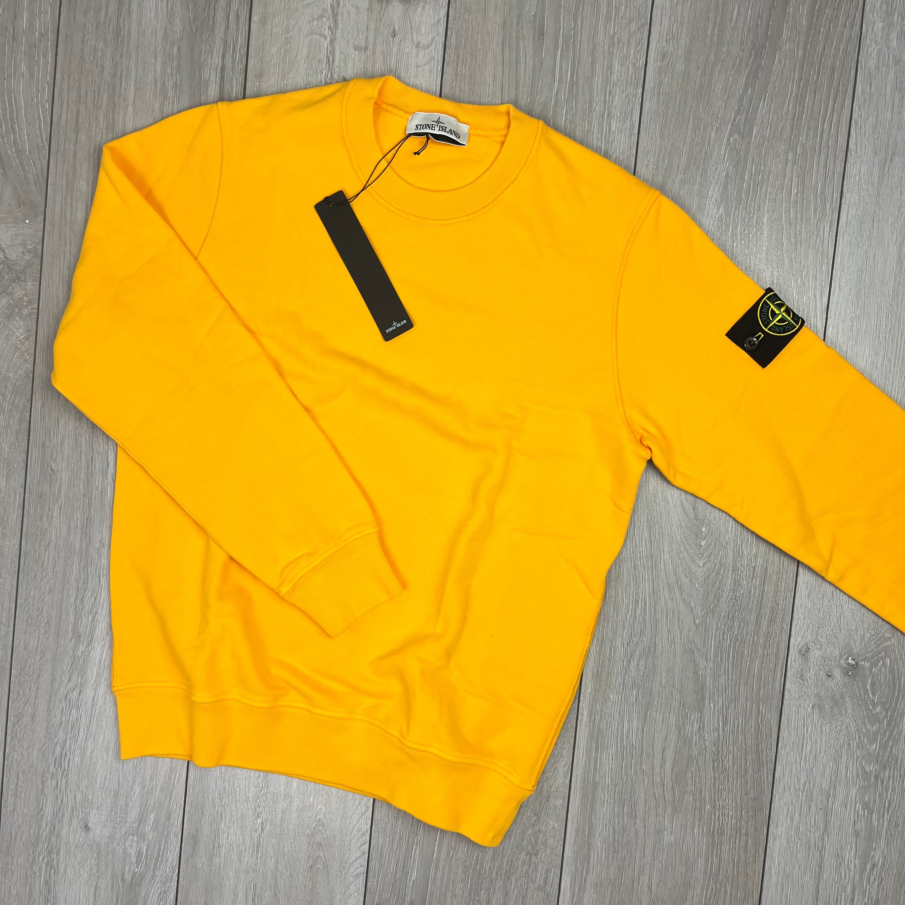 Stone Island Dyed Sweatshirt - Yellow