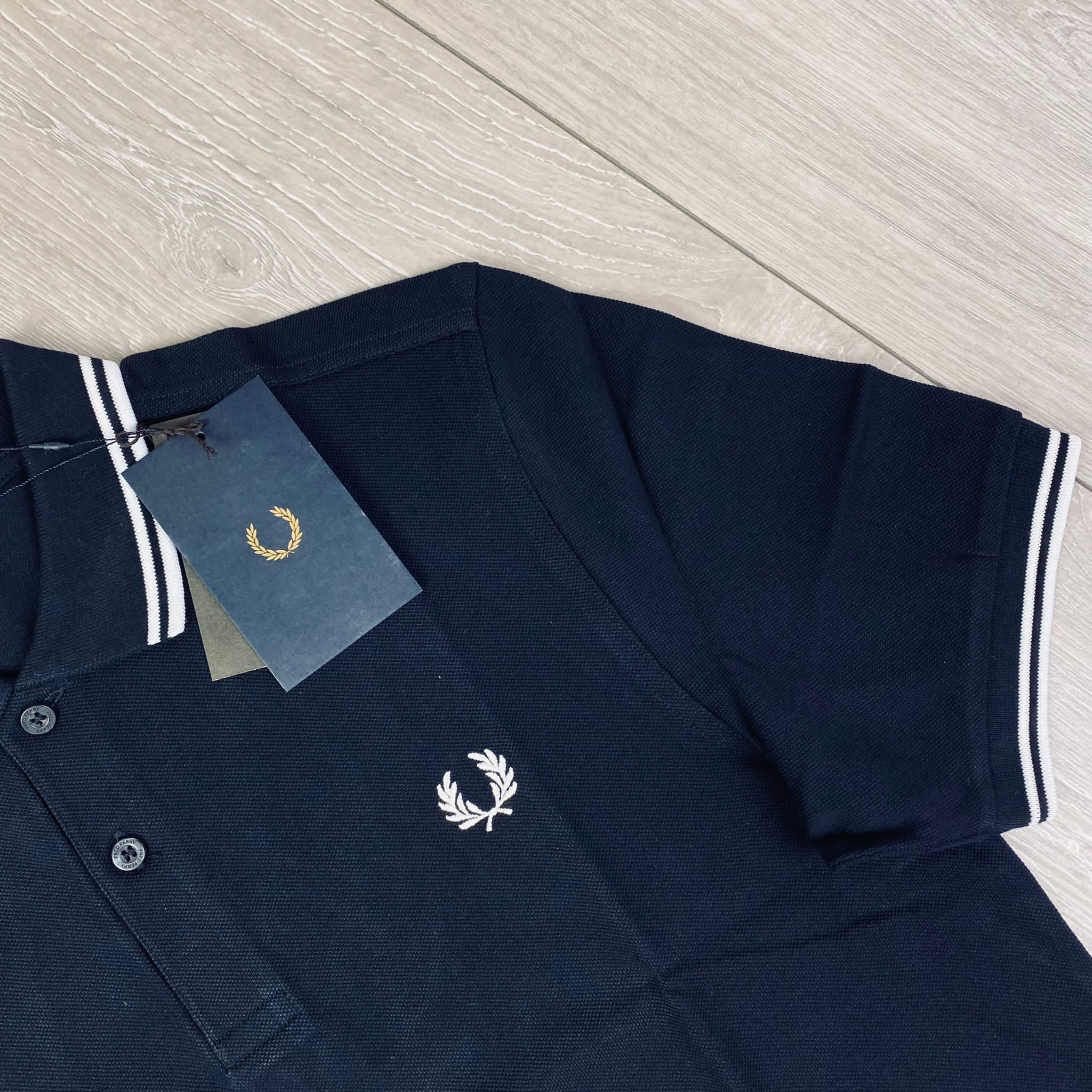 Fred Perry Wreath Polo Shirt - Navy