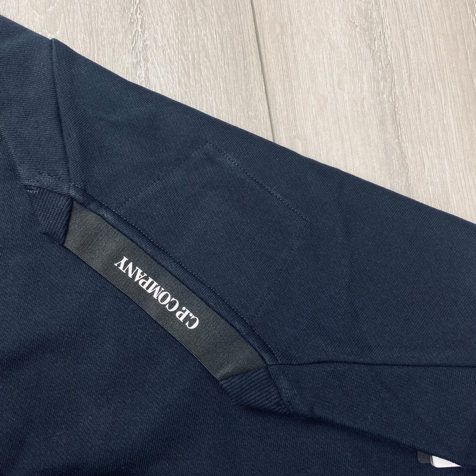 CP Company Raised Fleece Sweatshirt - Navy
