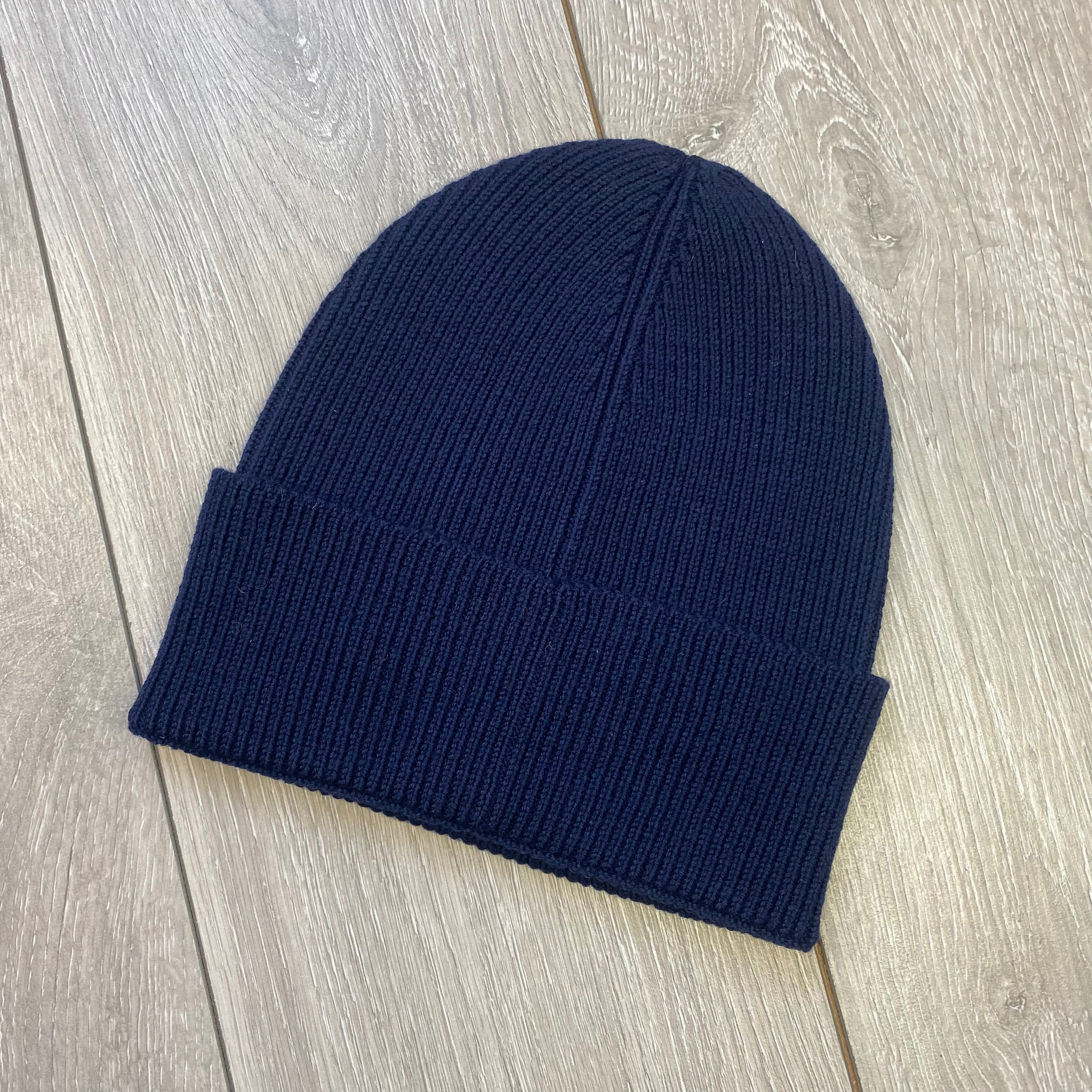 DSQUARED2 ICON Beanie in Navy Blue. On sale at Open Attire.