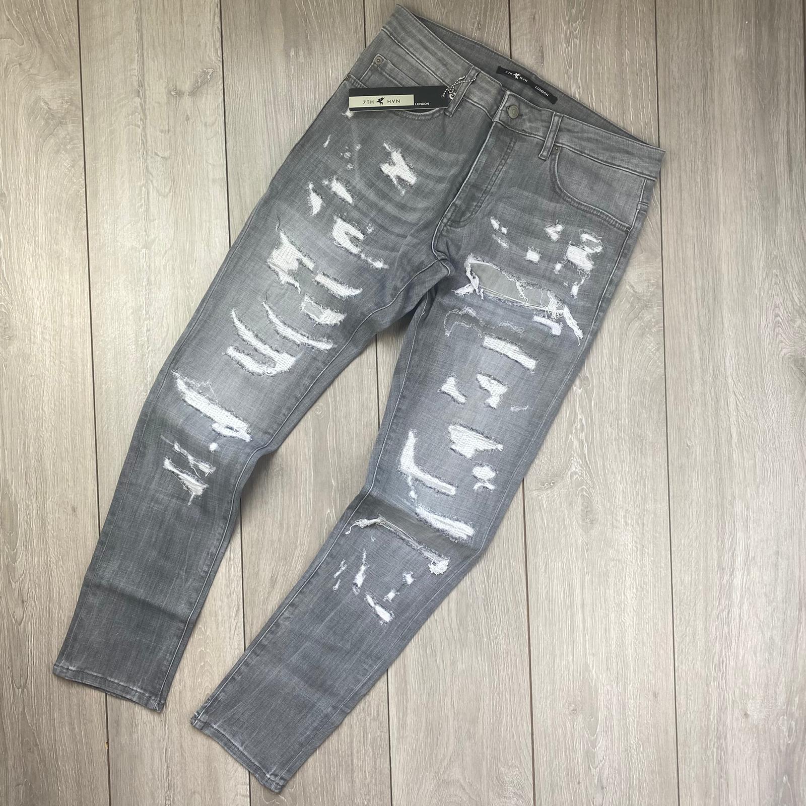 7TH HVN Slim Jeans - Grey